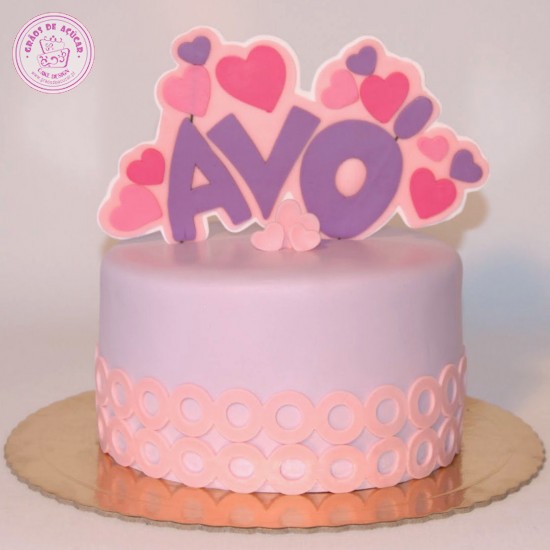 Avó - Grãos de Açúcar - Bolos decorados - Cake Design